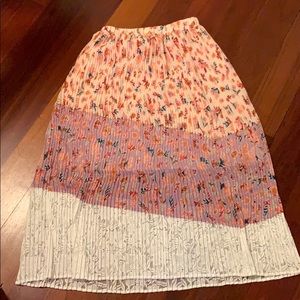 Anthropologie LAIA Floral Skirt